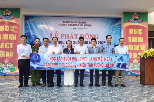 Xã Vũ Quang phát động Tuần lễ hưởng ứng học tập suốt đời năm 2026 