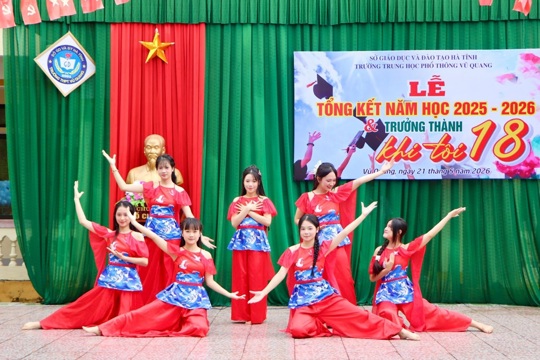 31 lượt học sinh đạt giải học sinh Giỏi cấp tỉnh - Trường THPT Vũ Quang khép lại năm học 2025–2026 ấn tượng. 