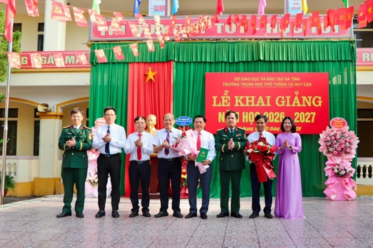 Xã Vũ Quang tưng bừng Khai giảng năm học 2026 – 2027 