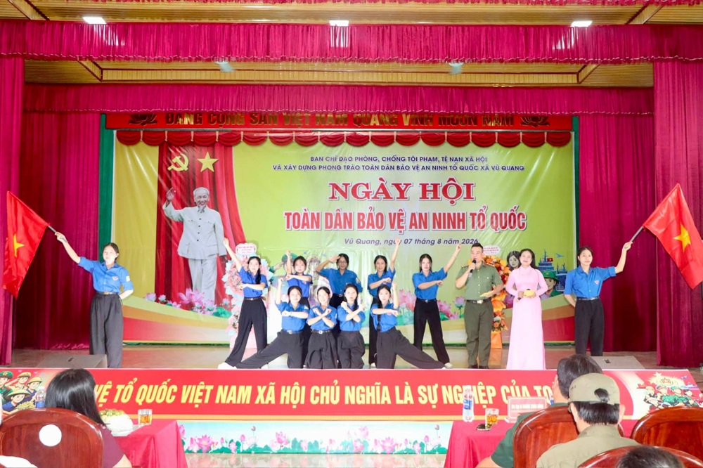 Xã Vũ Quang tổ chức điểm “Ngày hội toàn dân bảo vệ an ninh Tổ quốc” năm 2026.