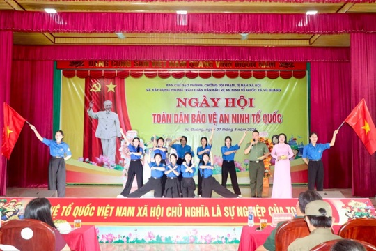 Xã Vũ Quang tổ chức điểm “Ngày hội toàn dân bảo vệ an ninh Tổ quốc” năm 2026. 