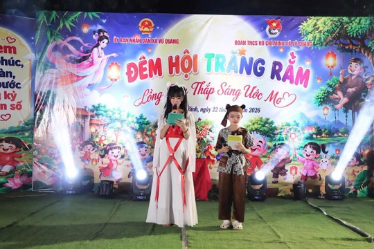 Vũ Quang tổ chức Chương trình Trung thu “Đêm hội trăng rằm - Lồng đèn thắp sáng ước mơ” năm 2026. 