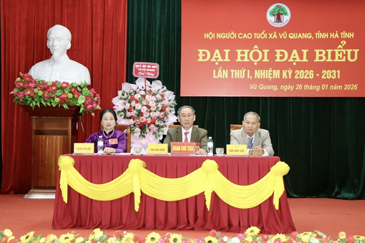 Đại hội Đại biểu Người cao tuổi xã Vũ Quang lần thứ I, nhiệm kỳ 2026 - 2031 