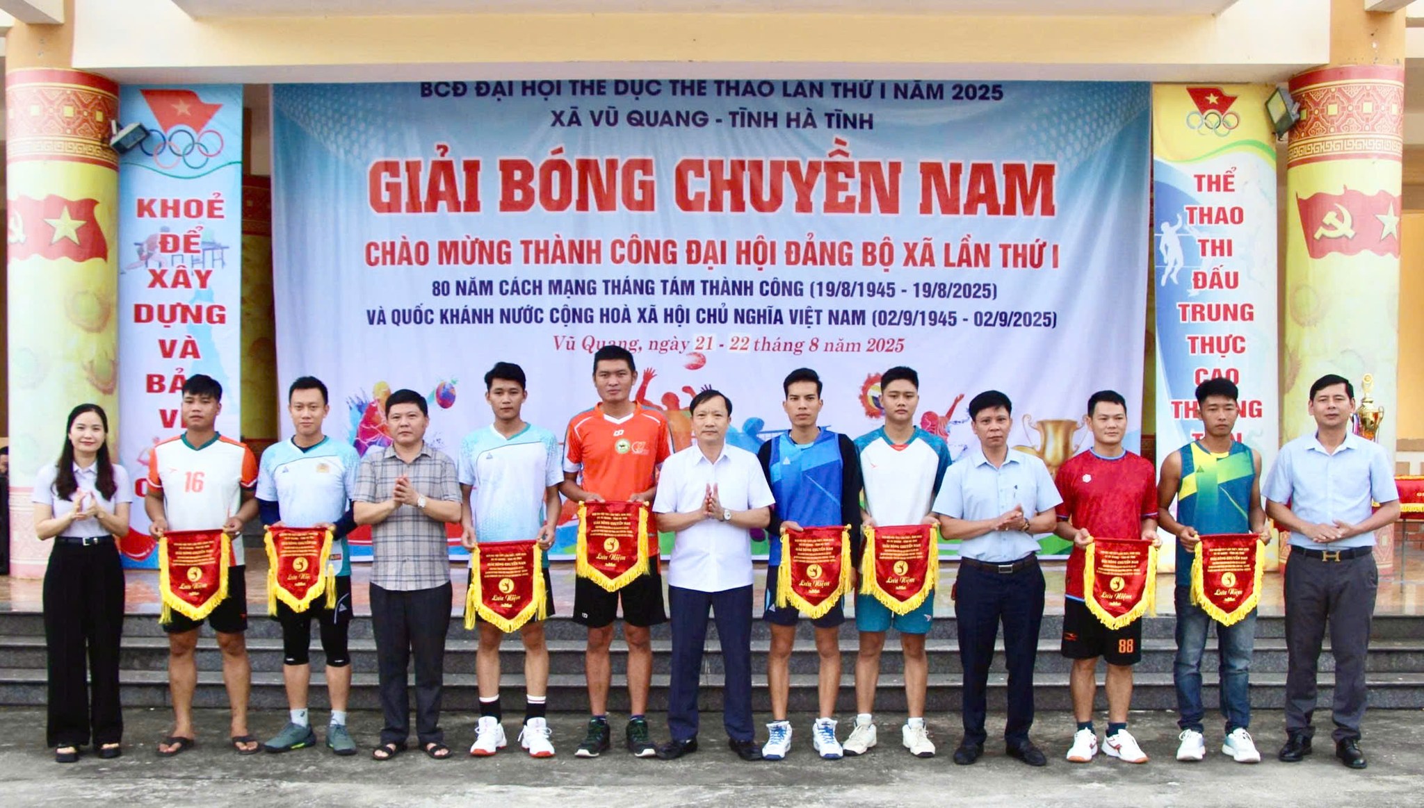 XÃ VŨ QUANG KHAI MẠC GIẢI BÓNG CHUYỀN DA NĂM 2025 