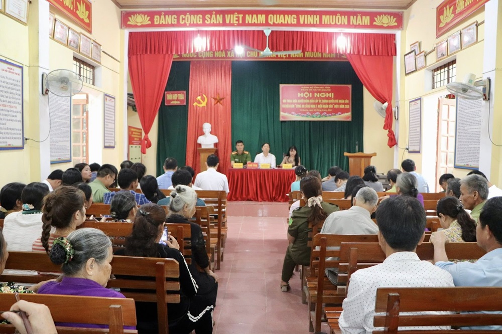 Hội nghị đối thoại giữa người đứng đầu Cấp ủy, Chính quyền với Nhân dân
