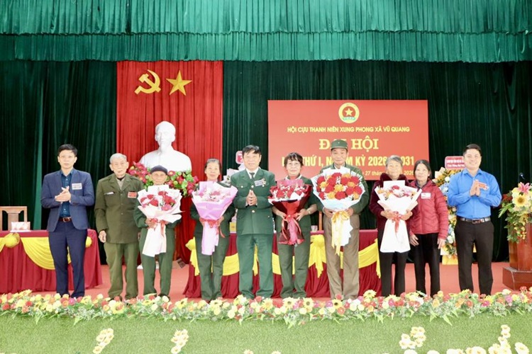 Đại hội Đại biểu Hội Cựu thanh niên xung phong xã Vũ Quang lần thứ I, nhiệm kỳ 2026–2031 
