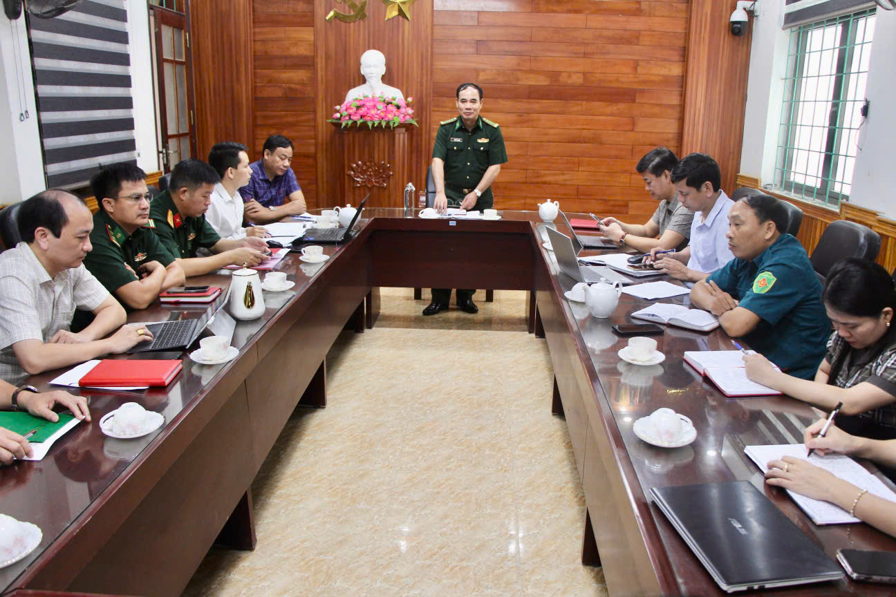 ĐOÀN KIỂM TRA, CHỈ ĐẠO PCTT&TKCN TỈNH LÀM VIỆC VỚI XÃ VŨ QUANG